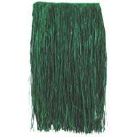 green hula skirt