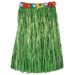 nylon hula skirt green