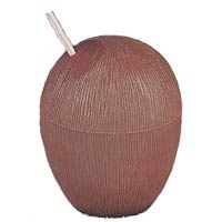 plastic coconut cup