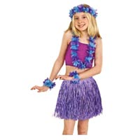 purple hula skirt