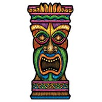 Party Decoration on Decoration Is 18  Tall  It S An Inexpensive Luau Decoration With A