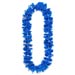 blue silk leis