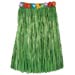 nylon hula skirt green