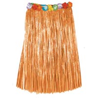 nylon hula skirt tan