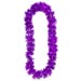 purple silk leis